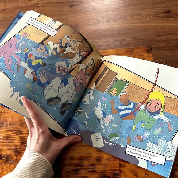 PJ Library A Hole In The Boat Jewish Paperback Book - Picture 8 of 10